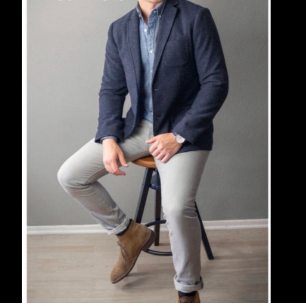 Marine Layer Dark Navy Sport Coat Blazer